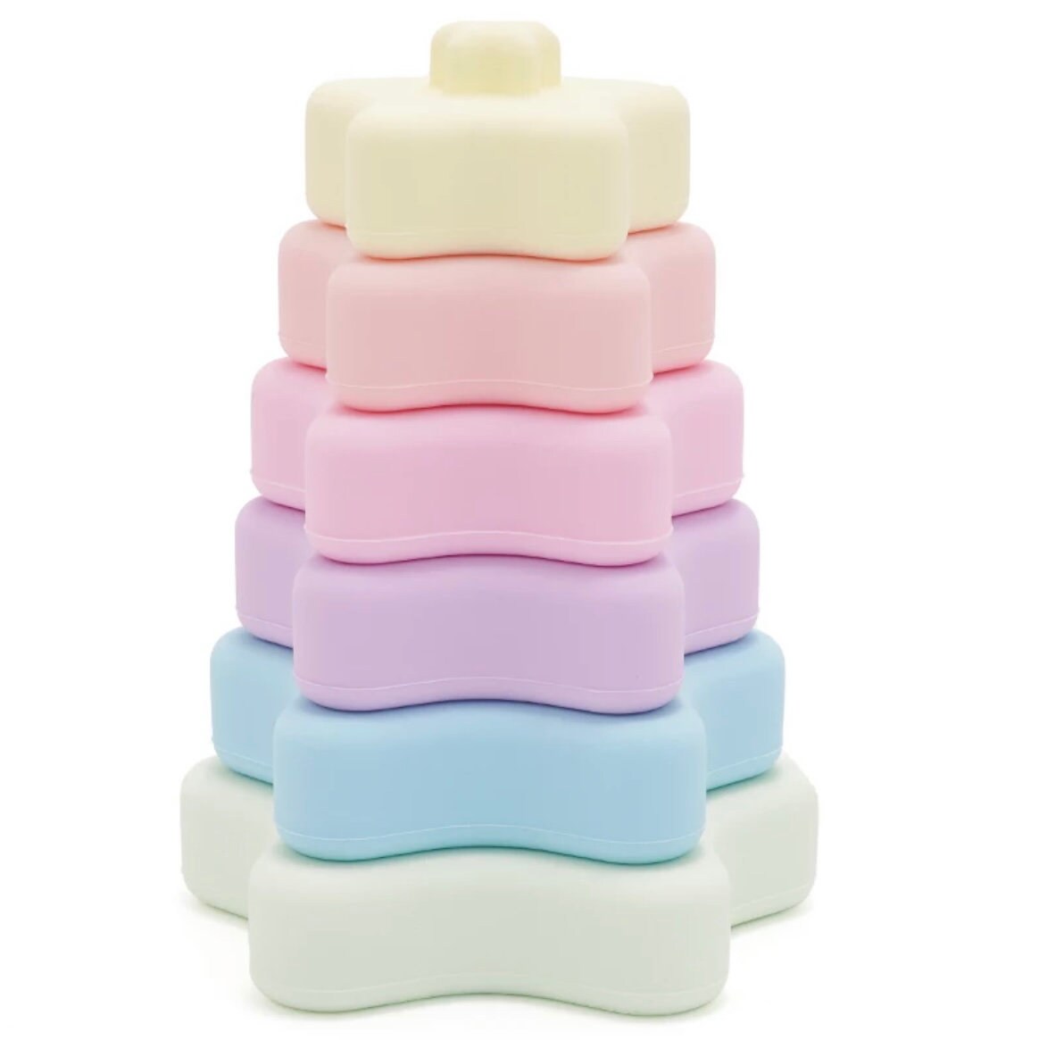 Babe Silicone Stacking Rings Toy with Star Shape Soft Stacker Etsy Italia