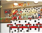 PNW, Northwest, Washington, Davenport, Lincoln County Pharmacy, Vintage, Soda Fountain, Bar stools, Root Beer Floats, Ice Cream Parlor 0941