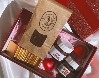 Set de regalo para amantes del café con chocolates personalizados, caja de chocolates personalizada, caja de dulces con tus mensajes, caja de chocolates personalizada para el día de la madre