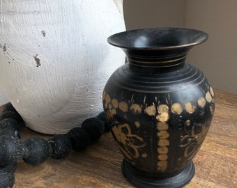 Mini metal vase