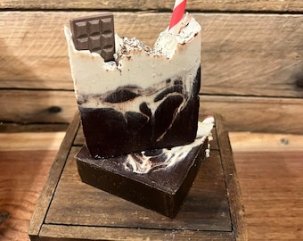 Handmade Hot Cocoa Artisan Soap | Christmas Gift | Holiday Gift