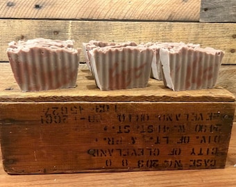 Handmade Cedar Leather Artisan Soap|Handmade Soap|CP Soap|Soap for Him