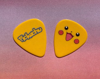 10 Pezzi Pokemon Pikachu Plettri Per Charra Simpatico Cartone Animato Charra Acustica Basso Ukulele Fornure Per Strumenti Pick Accessori Regali Per Bambini - Foto 3