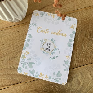 Carte à gratter personnalisable annonce originale - grossesse , mariage. Cadeau anniversaire