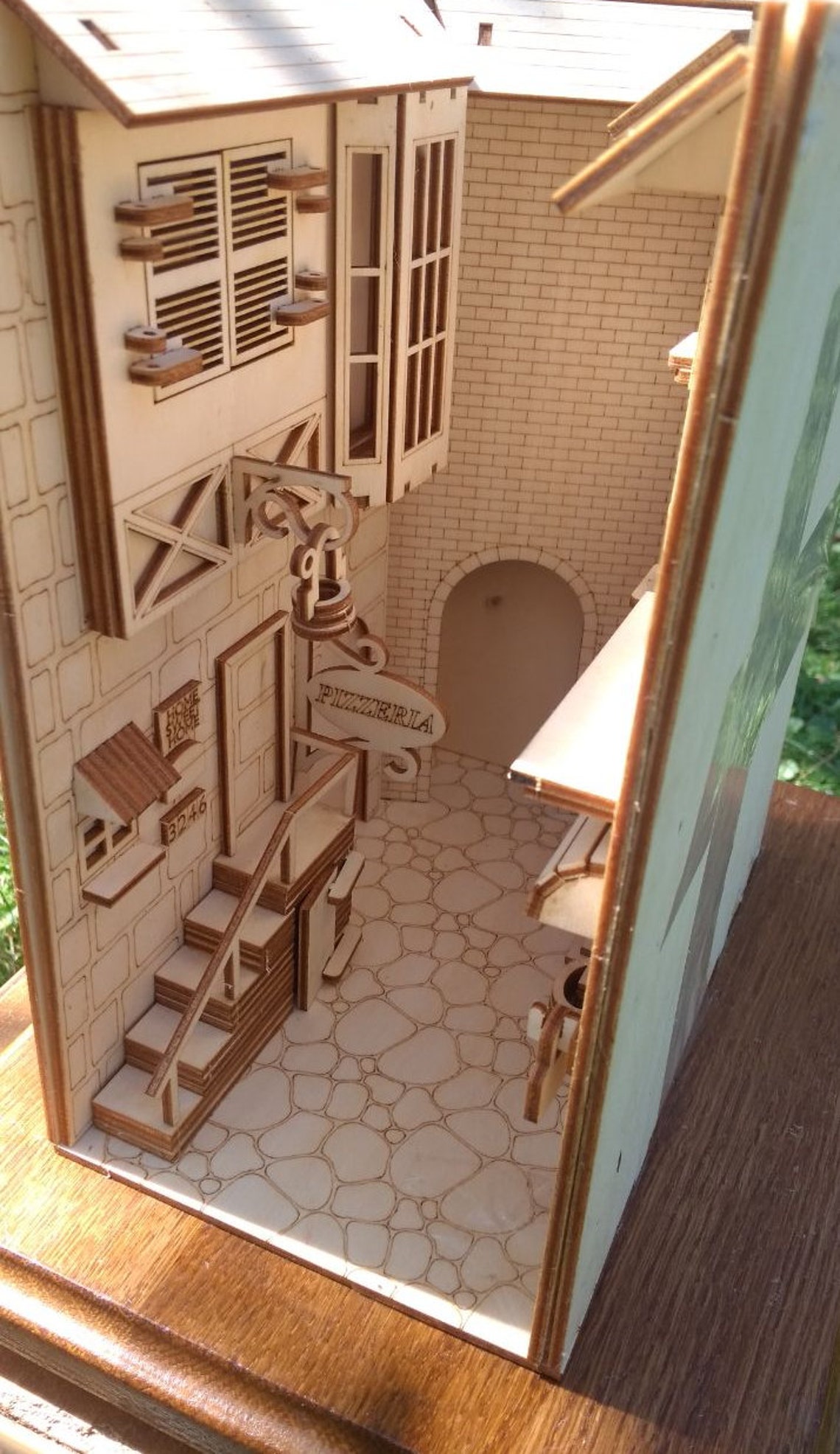 Book Nook Street SVG File for Laser Cut Street Shopping DXF Etsy UK