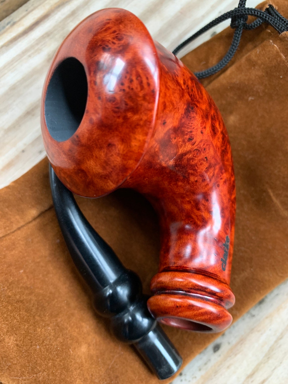Smooth Briar Pipe. Quality briar from Italy. Handmade. Etsy