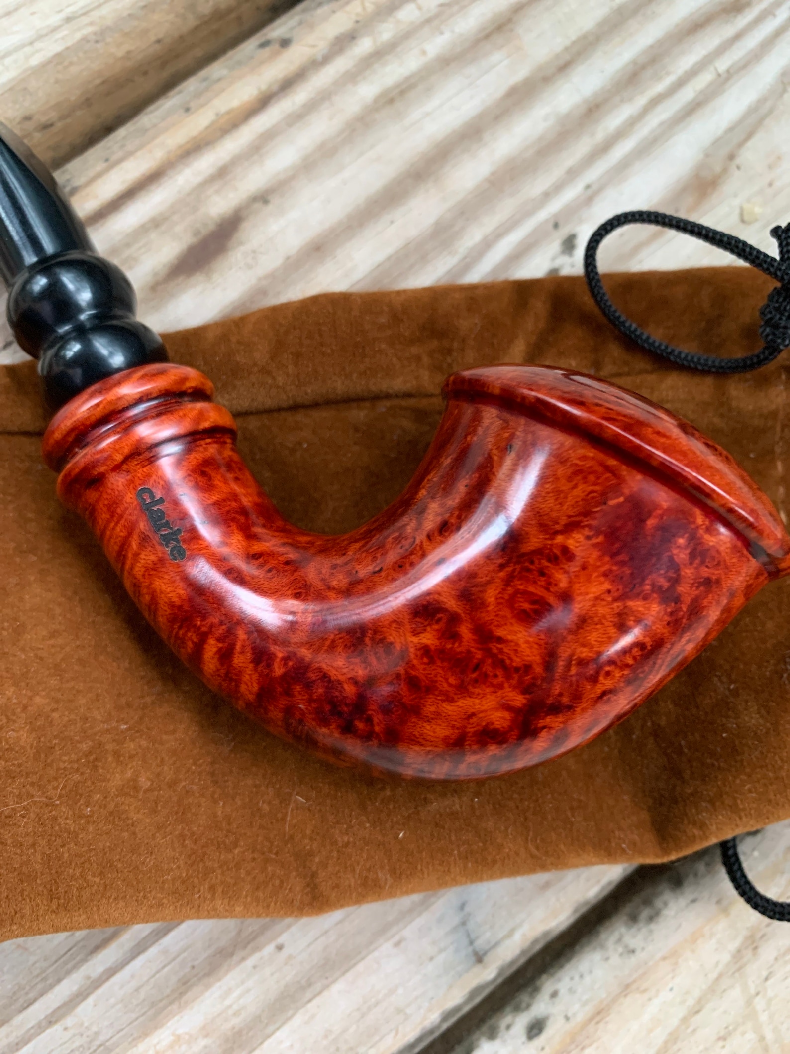 Smooth Briar Pipe. Quality briar from Italy. Handmade. Etsy