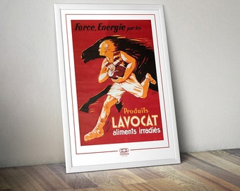 Vintage LAVOCAT advertising poster