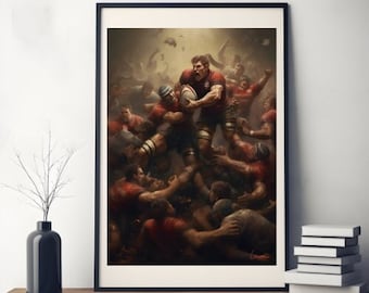 レトロスポーツゴルフポスター - ジョニーウォーカー - ヴィンテージ