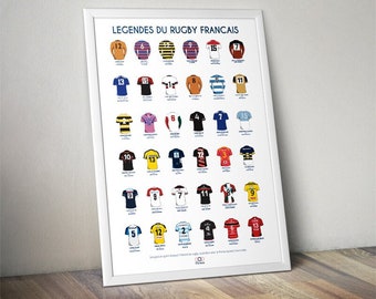 Rugby legends poster 2023 I rugby I legends