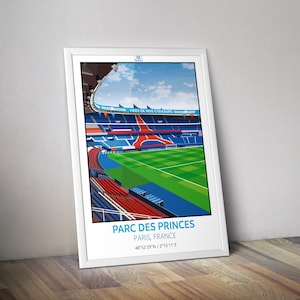 Paris stadium poster I Parc des Princes®™ poster I Football poster