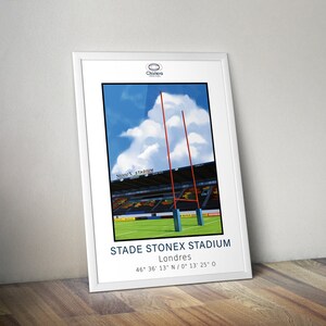 STOMEX STADIUM® Poster I London Rugby Stadium Poster I English Rugby Poster