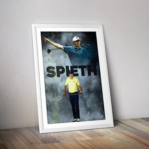 Jordan Spieth golf poster