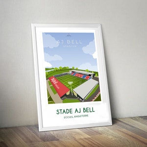 AJ BELL stadium poster - English rugby - stadium