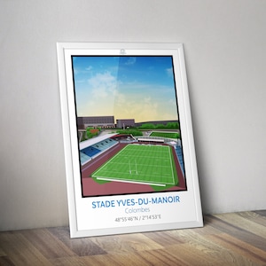 Poster Colombes I Rugbystadion Yves du Manoir