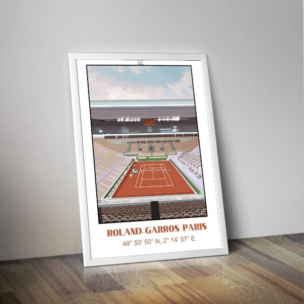 Roland Garros Poster - Etsy