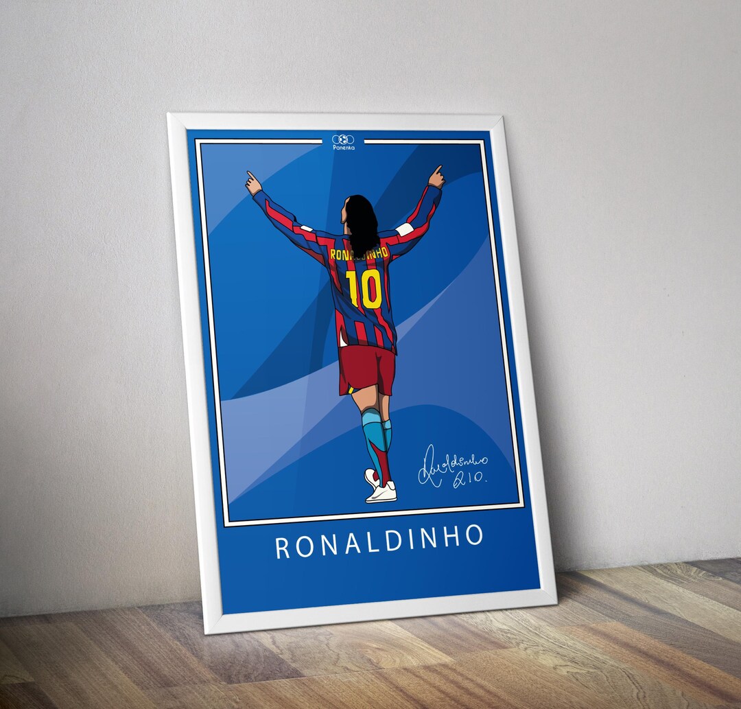 ロナウジーニョ サッカー ポスター ブラジル - Etsy 日本