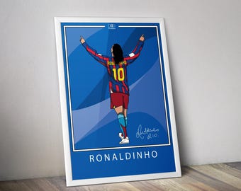 ロナウジーニョ サッカー ポスター ブラジル - Etsy 日本