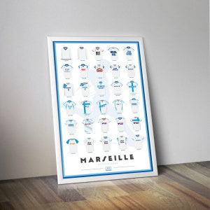 Maillot Olympique de Marseille® - Puzzle Officiel en Bois