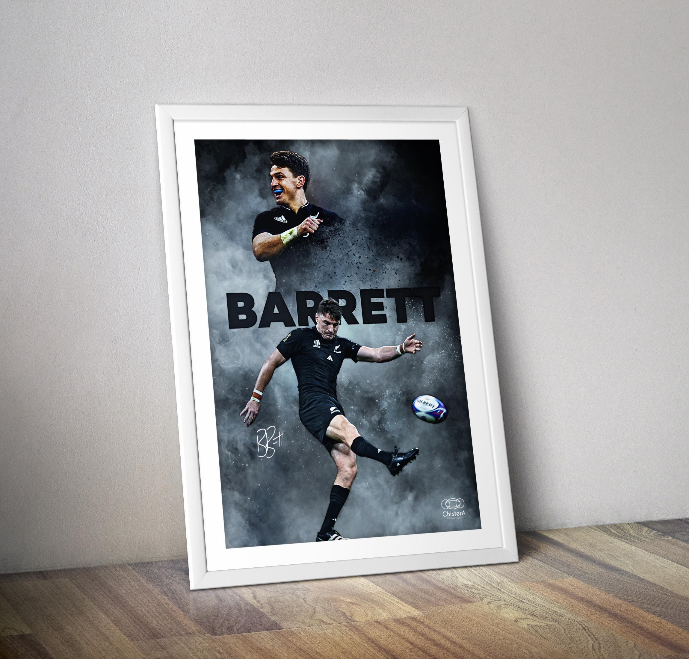 All Blacks Rugby Poster - Etsy