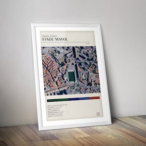Mayol Toulon stadium poster I Rugby stadium I Rugby Top 14