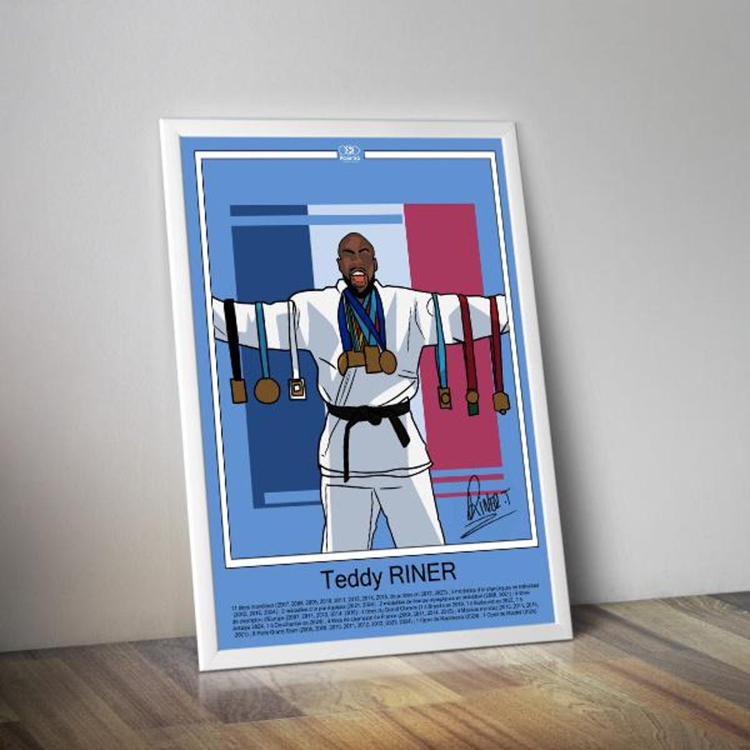 Reddy Riner Teddy Riner and the Medals I Judo World Champion Poster - Etsy Canada