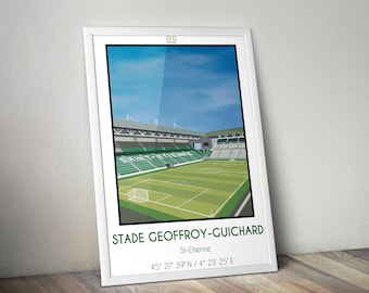 2 Cartes Postales ASSE – Stade Geoffroy Guichard – Le Chaudron – Collection