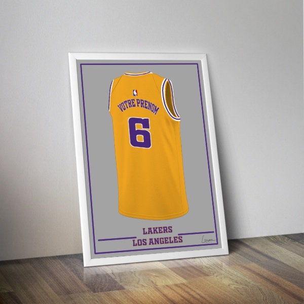 Youth Los Angeles Lakers Lonzo Ball Nike Gray Name & Number