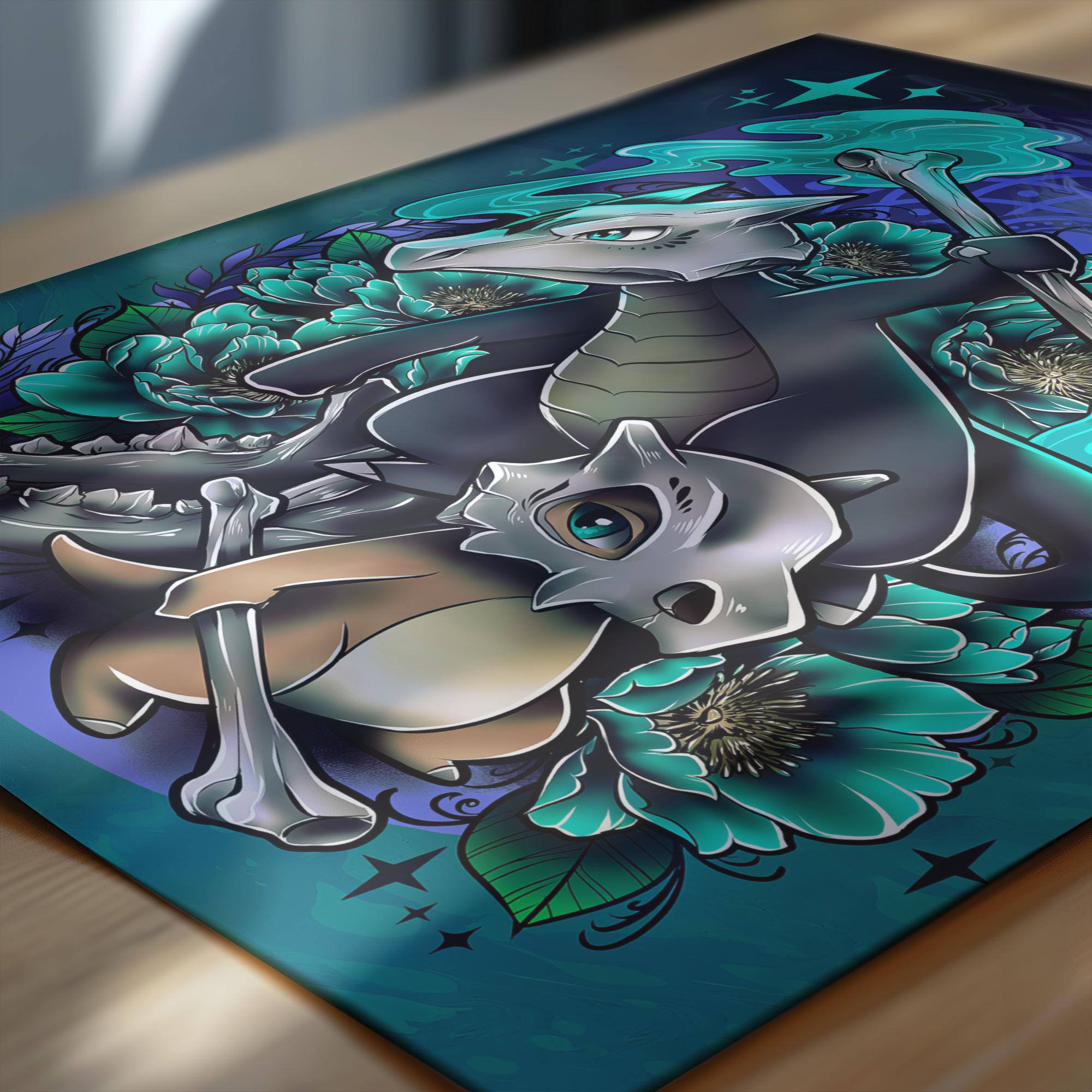 Cubone Evolution Poster, Anime Poster, Pokemon Poster, Manga Poster - Etsy