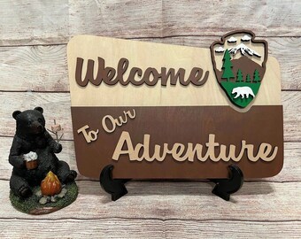Park Welcome Sign 15"x12"