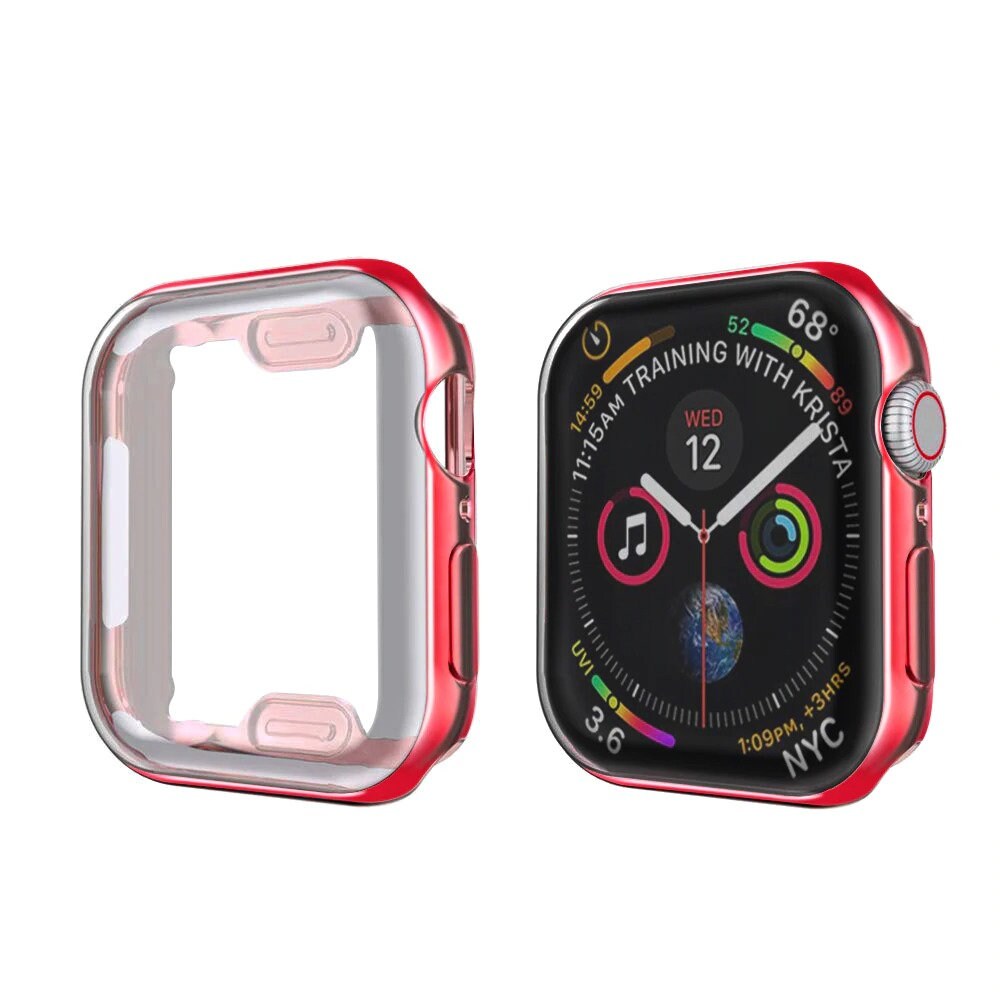 Cover For Apple Watch Case 44mm/40mm Case 42mm/38mm Screen Etsy