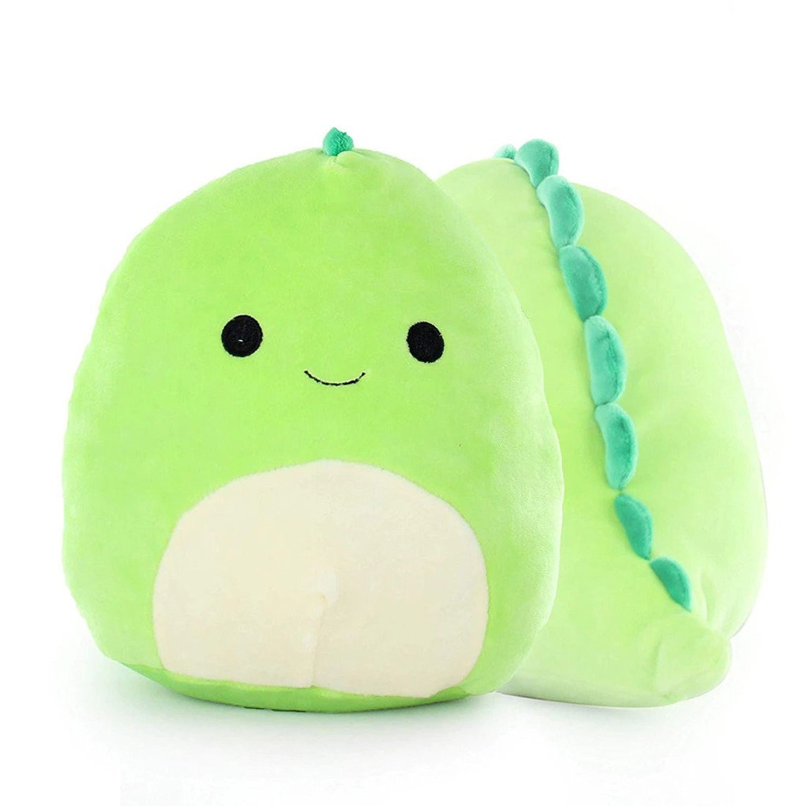 Plush Toys Squish Mallow 3D Dinosaur Green Pillow Soft Lumbar Etsy