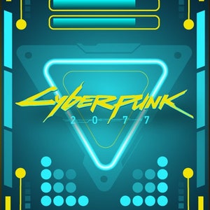 SENSORPANEEL Cybergeel Skin/sjabloon 515 x 1920 (12,6-inch beeldschermen) *Voor gebruik met Aida64* Directe download.