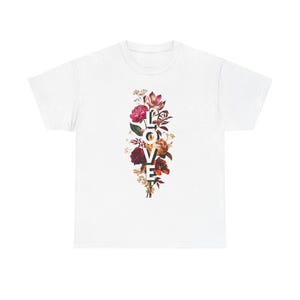 Love Flowers Heavy Cotton Tee