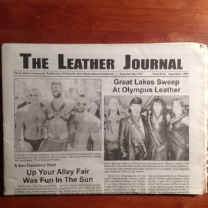 The Leather Journal Newspaper Issue #234 San Francisco Leather Pride