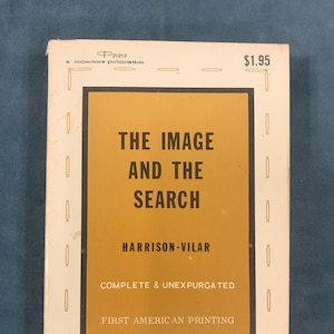 Pulp Book “The Image And The Search” by Harrison-Vilar, Collector’s Publication 1968 1st Ed.