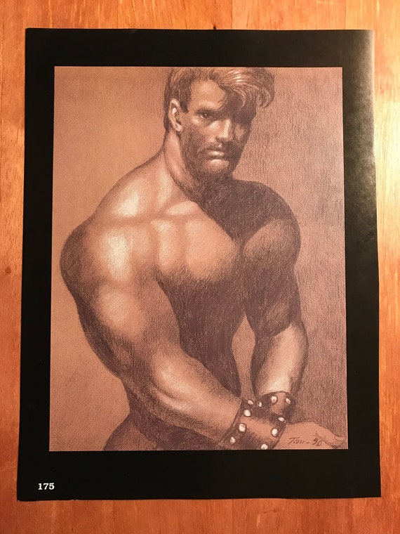 Tom of Finland　Retrospective III Art Page/print TOM of FINLAND Book Retrospective #3 1997