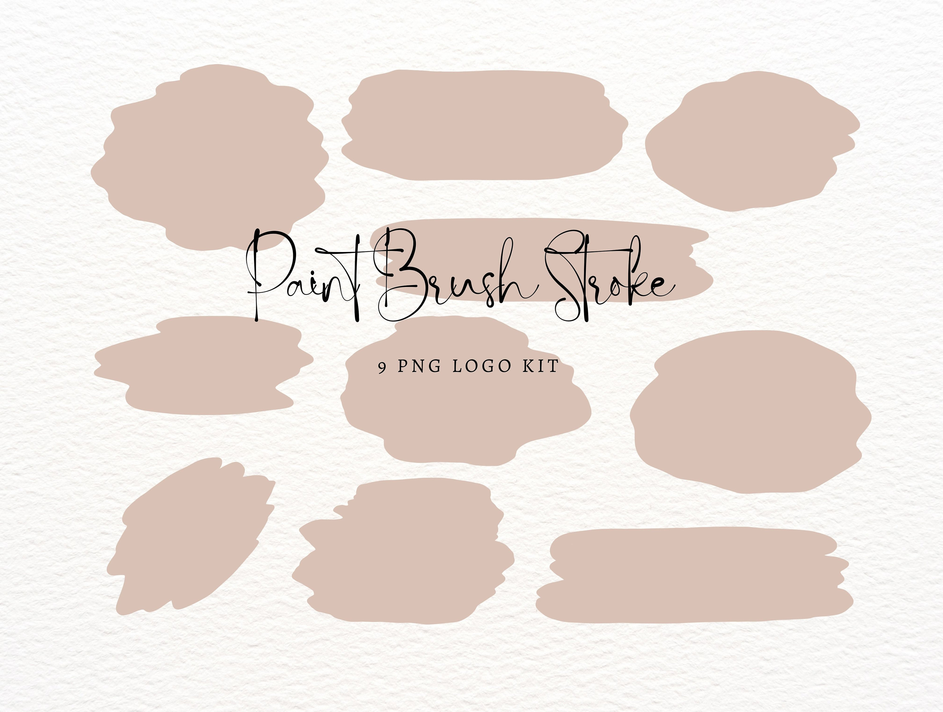 Cute Pastel Brush Stroke Png Watercolor Brush Png Water - Etsy