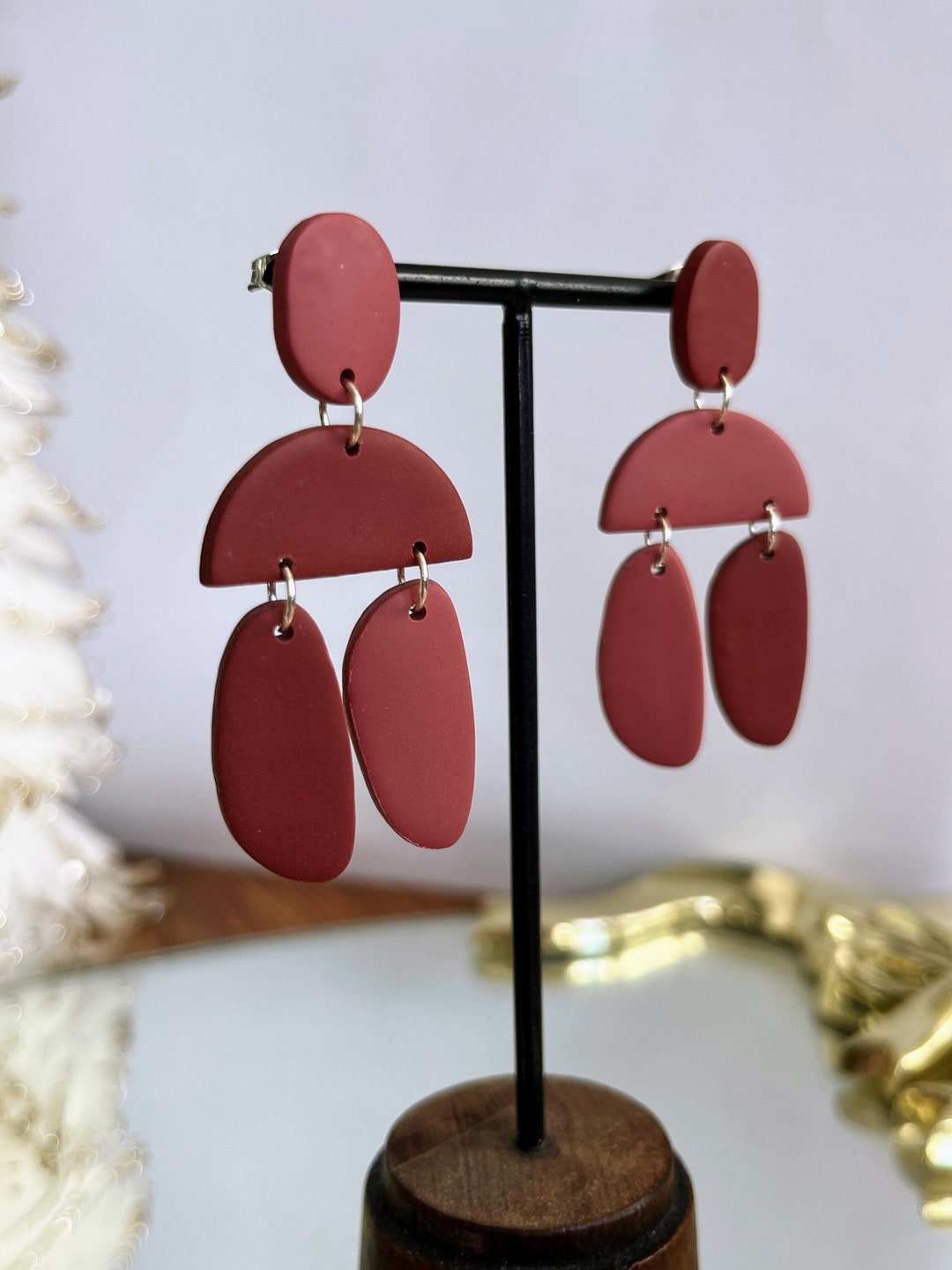Red Dangle Monochromatic Red Dangle - Etsy