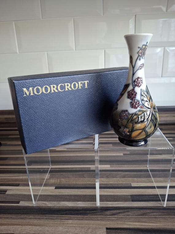 Moorcroft BRAMBLE Vase by Sally Tuffin