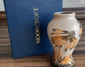 Moorcroft Cornflower Vase by Anji Davenport