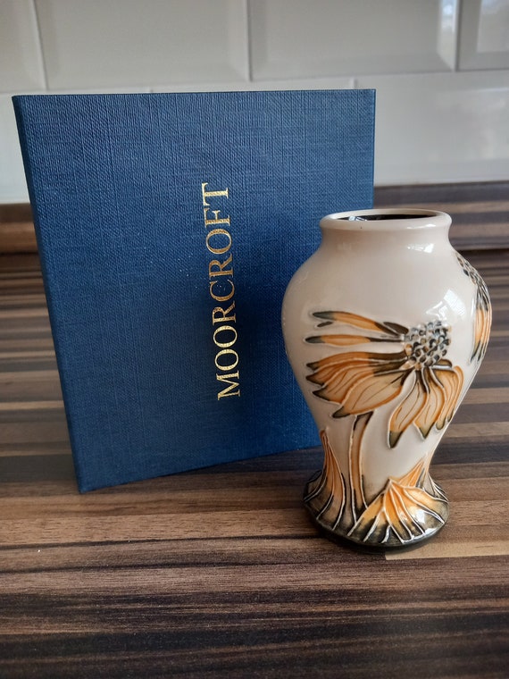 Moorcroft Cornflower Vase by Anji Davenport
