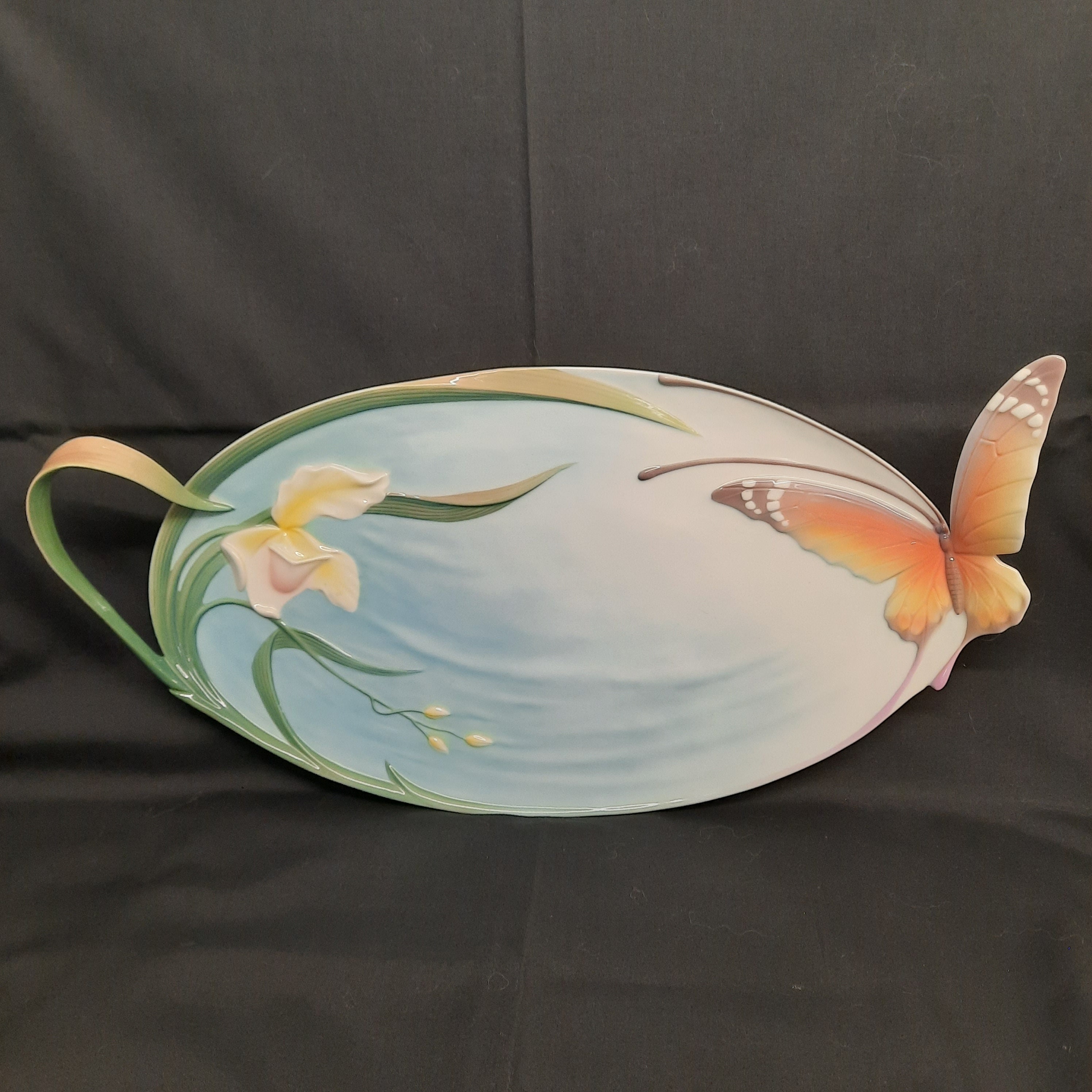 FRANZ COLLECTION PAPILLION Butterfly Tray/Platter