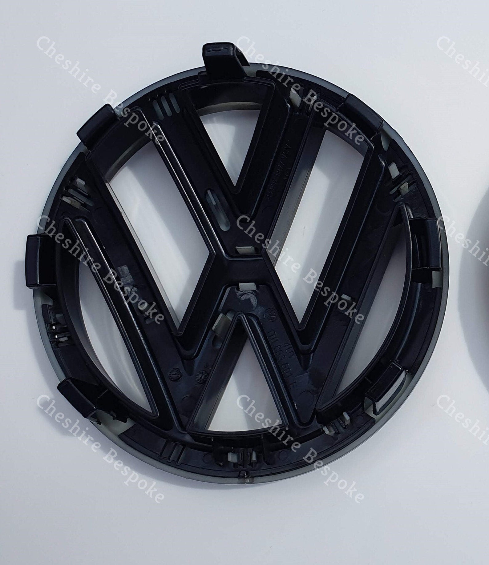 Volkswagen VW Caddy Gloss Black Front Badge Set Fits Etsy