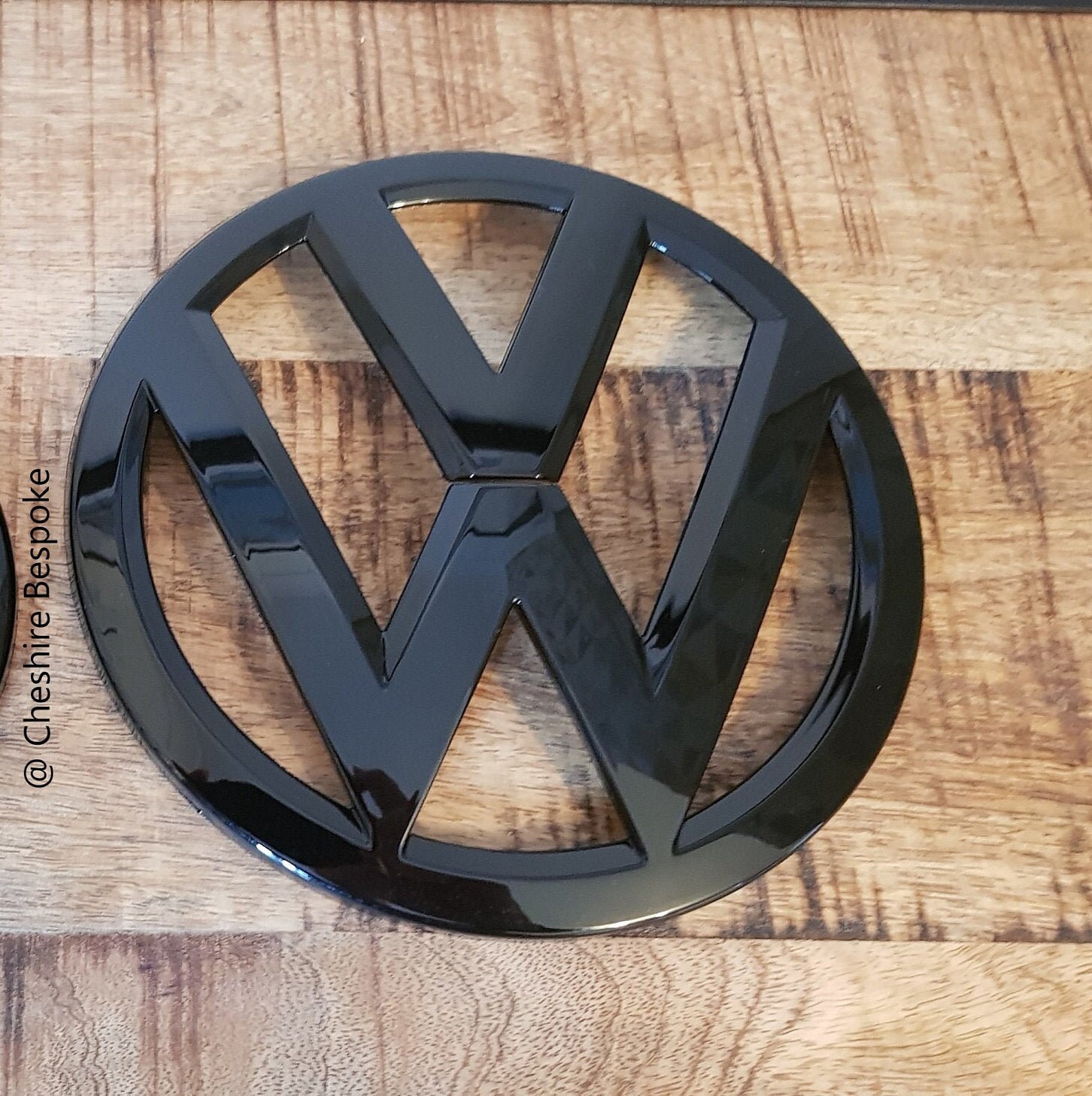 VW Transporter T6 Gloss Black Front Grill Badge Set Fits Etsy