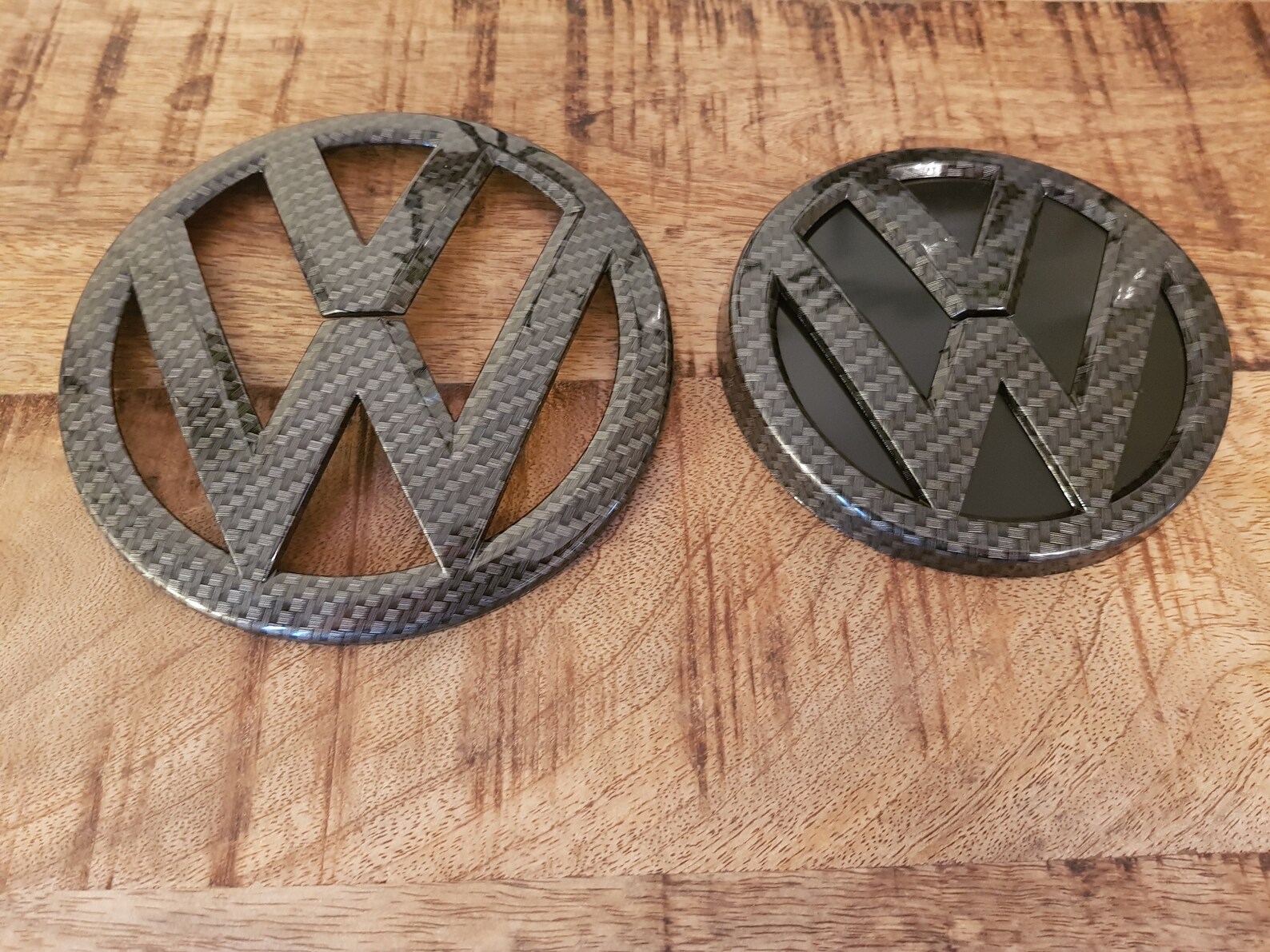 20132017 VW Golf MK7 Front and Rear Carbon Fibre Black Badge Etsy