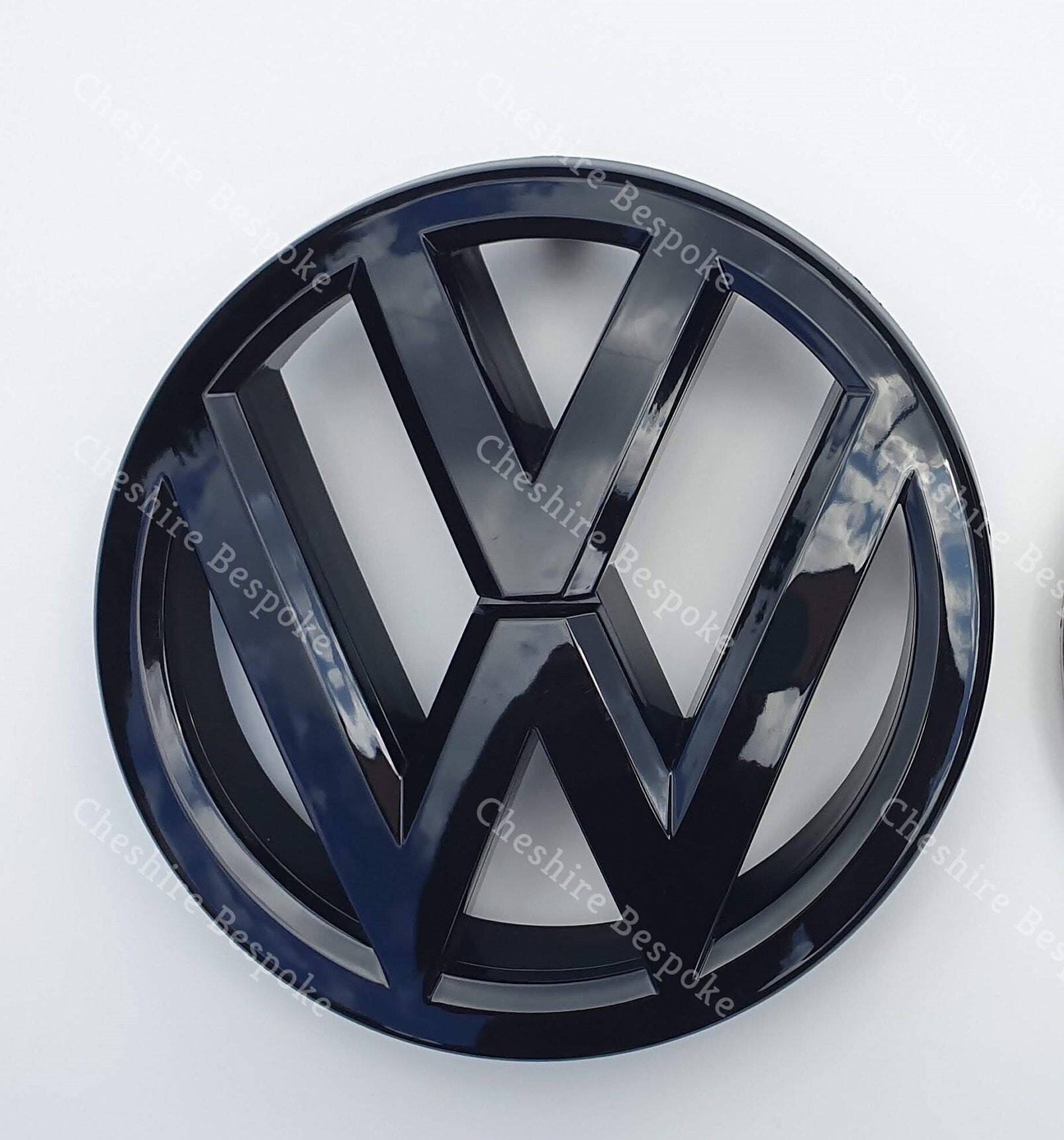 Volkswagen VW Caddy Gloss Black Front Badge Set Fits Etsy