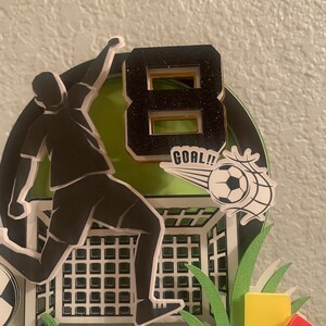 Soccer Cake Topper - Etsy