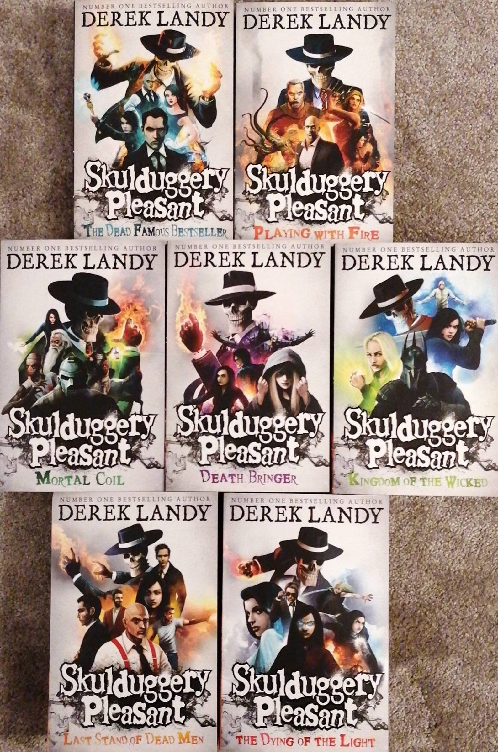 Skullduggery Pleasant Series by Derek Landy 7/13 books New Etsy