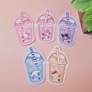 Cute Boba Friends Stickers Vol.1 | Holographic Stickers | Kawaii Stickers | Cute Anime Stickers | Waterproof